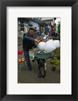 Framed Candy Floss Vendor, Old Town, Dali, Yunnan Province, China