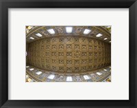 Framed Ceiling details of a church, St. Peter's Basilica, St. Peter, Chains, Rome, Lazio, Italy