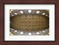 Framed Ceiling details of a church, St. Peter's Basilica, St. Peter, Chains, Rome, Lazio, Italy
