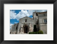 Framed Facade of a church, Eglise Saint-Vincent, Les Baux-De-Provence, Bouches-Du-Rhone, Provence-Alpes-Cote d'Azur, France