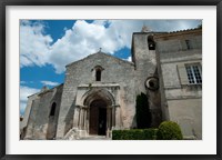 Framed Facade of a church, Eglise Saint-Vincent, Les Baux-De-Provence, Bouches-Du-Rhone, Provence-Alpes-Cote d'Azur, France