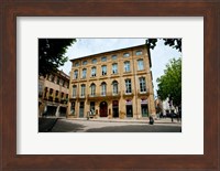 Framed Facade of a building, Place Forbin, Cours Mirabeau, Aix-En-Provence, Bouches-Du-Rhone, Provence-Alpes-Cote d'Azur, France
