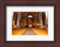 Framed Interiors of a church, Saint Esprit Church, Aix-En-Provence, Bouches-Du-Rhone, Provence-Alpes-Cote d'Azur, France