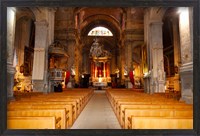 Framed Interiors of a church, Saint Esprit Church, Aix-En-Provence, Bouches-Du-Rhone, Provence-Alpes-Cote d'Azur, France
