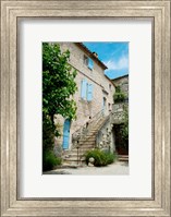 Framed Staircase of an old house, Lacoste, Vaucluse, Provence-Alpes-Cote d'Azur, France