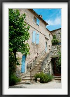 Framed Staircase of an old house, Lacoste, Vaucluse, Provence-Alpes-Cote d'Azur, France