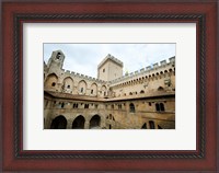 Framed Courtyard of a palace, Palais des Papes, Avignon, Vaucluse, Provence-Alpes-Cote d'Azur, France