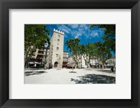 Framed Buildings in a town, Place Saint-Jean le Vieux, Avignon, Vaucluse, Provence-Alpes-Cote d'Azur, France