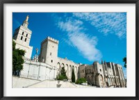 Framed Cathedrale Notre-Dame des Doms d'Avignon, Palais des Papes, Avignon, Vaucluse, Provence-Alpes-Cote d'Azur, France