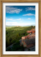 Framed Buildings in a town, Roussillon, Vaucluse, Provence-Alpes-Cote d'Azur, France