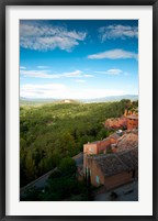 Framed Buildings in a town, Roussillon, Vaucluse, Provence-Alpes-Cote d'Azur, France