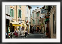 Framed Buildings along a street, Rue Porte de Laure, Arles, Bouches-Du-Rhone, Provence-Alpes-Cote d'Azur, France