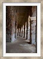 Framed Columns of amphitheater, Arles Amphitheatre, Arles, Bouches-Du-Rhone, Provence-Alpes-Cote d'Azur, France