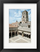 Framed Church Of St. Trophime, Arles, Bouches-Du-Rhone, Provence-Alpes-Cote d'Azur, France
