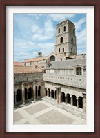 Framed Church Of St. Trophime, Arles, Bouches-Du-Rhone, Provence-Alpes-Cote d'Azur, France