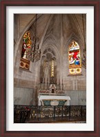 Framed Interiors of the Church Of St. Trophime, Arles, Bouches-Du-Rhone, Provence-Alpes-Cote d'Azur, France