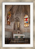 Framed Interiors of the Church Of St. Trophime, Arles, Bouches-Du-Rhone, Provence-Alpes-Cote d'Azur, France