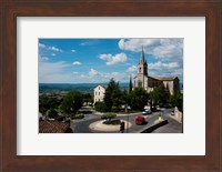 Framed High angle view of a church, Bonnieux, Vaucluse, Provence-Alpes-Cote d'Azur, France