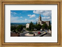 Framed High angle view of a church, Bonnieux, Vaucluse, Provence-Alpes-Cote d'Azur, France
