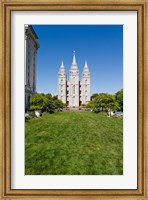 Framed Mormon Temple, Temple Square, Salt Lake City, Utah