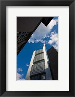 Framed Commerzbank Tower, Frankfurt, Hesse, Germany