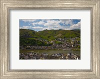 Framed Town at the waterfront, Cochem, Mosel River, Rhineland-Palatinate, Germany