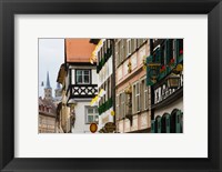 Framed Low angle view of lower town buildings, Bamberg, Bavaria, Germany
