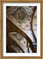 Framed Vaulted ceiling of the Antiquarium, Residenz, Munich, Bavaria, Germany