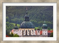 Framed High angle view of a monastery, Ettal Abbey, Ettal, Bavaria, Germany