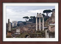 Framed Ruins of a building, Roman Forum, Rome, Lazio, Italy