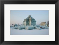 Framed Ice building at the Harbin International Ice and Snow Sculpture Festival, Harbin, Heilungkiang Province, China