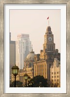 Framed Buildings in a City, The Bund, Shanghai, China