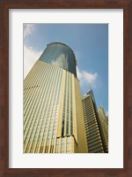 Framed Low angle view of a building, Bank of China Tower, Century Avenue, Pudong, Shanghai, China