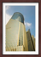 Framed Low angle view of a building, Bank of China Tower, Century Avenue, Pudong, Shanghai, China