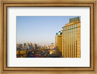 Framed High angle view of Hongkou District, Shanghai, China