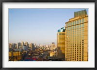 Framed High angle view of Hongkou District, Shanghai, China