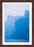 Framed Yangtze River at Dawn, Yichang, Hubei Province, China