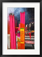 Framed Memorial incenses, Mingshan, Fengdu Ghost City, Fengdu, Yangtze River, Chongqing Province, China