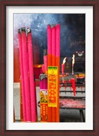 Framed Memorial incenses, Mingshan, Fengdu Ghost City, Fengdu, Yangtze River, Chongqing Province, China