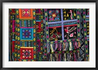 Framed Fabrics for Sale, Dali, Yunnan Province, China