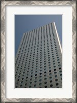 Framed Low angle view of a building, Jardine House, Central District, Hong Kong Island, Hong Kong