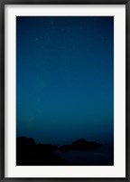 Framed Ocean at evening, Meyers Creek, Cape Sebastian, Coast of California, USA