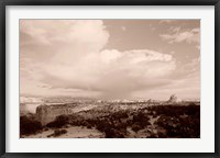 Framed Capitol Reef National Park, Utah (sepia)