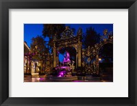 Framed Fountain at a square, Place Stanislas, Nancy, Meurthe-et-Moselle, Lorraine, France