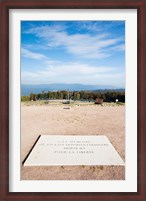 Framed Le Struthof former Nazi concentration camp memorial, Natzwiller, Bas-Rhin, Alsace, France