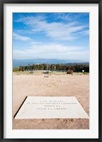 Framed Le Struthof former Nazi concentration camp memorial, Natzwiller, Bas-Rhin, Alsace, France