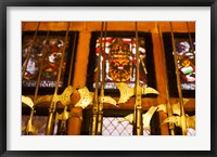 Framed Medieval Armory, Chateau du Haut-Koenigsbourg, Orschwiller, Alsatian Wine Route, Bas-Rhin, Alsace, France