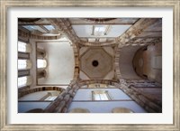 Framed Low angle view of ceiling of an abbey, Cluny Abbey, Maconnais, Saone-et-Loire, Burgundy, France