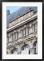 Framed Facade of a department store, Place de Jaude, Clermont-Ferrand, Auvergne, Puy-de-Dome, France