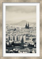 Framed Notre-Dame-de-l'Assomption, Clermont-Ferrand, Auvergne, Puy-de-Dome, France
